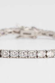 Bracelet ligne moissanite