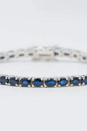 Bracelet ligne de saphirs