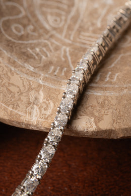 Bracelet ligne moissanite