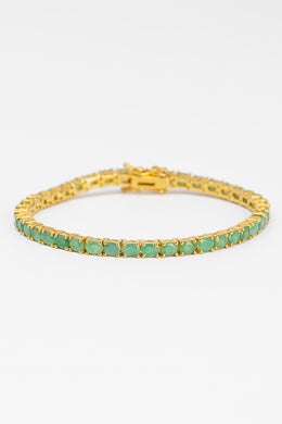 Bracelet ligne émeraude du Brésil