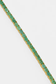 Bracelet ligne émeraude du Brésil